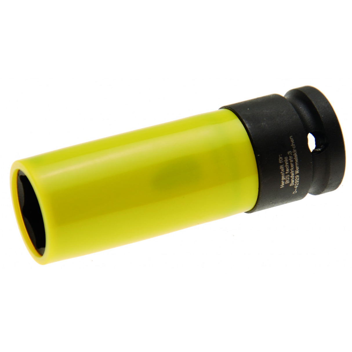 Galvutė smūginė ilga plonasienė | su plastikine apsauga | 12,5 mm (1/2") | 19 mm (7302)