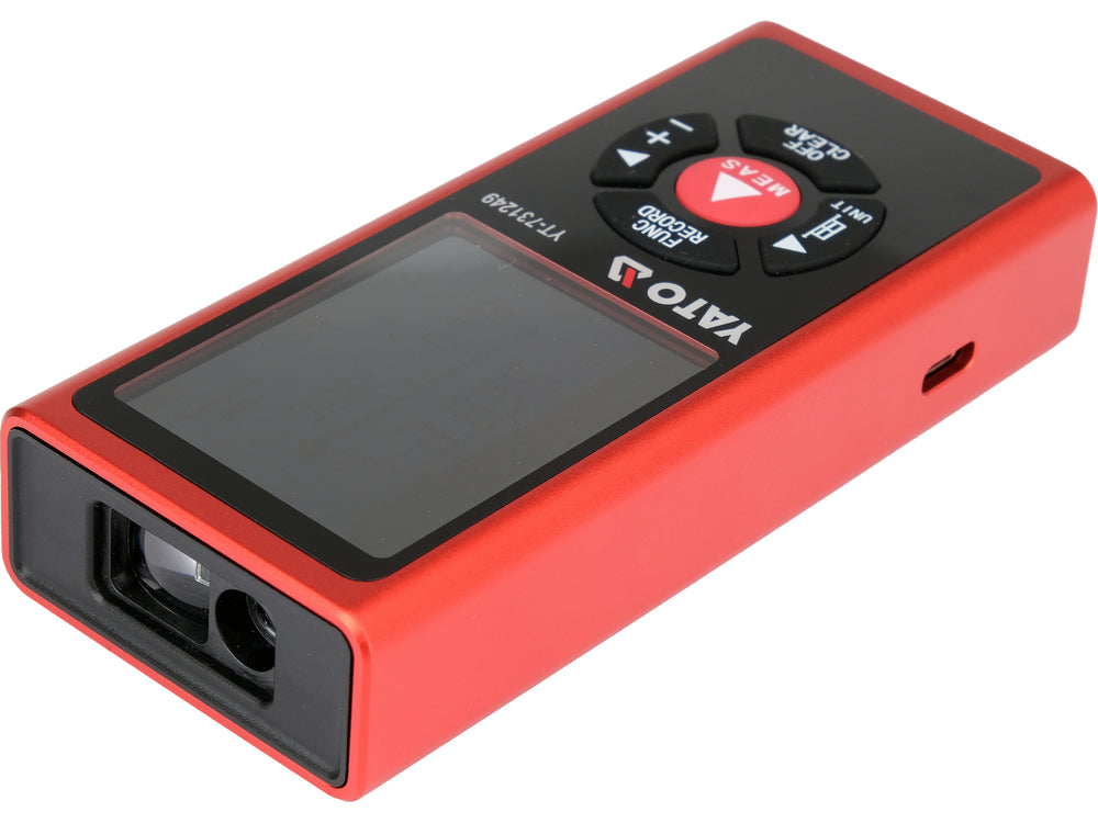 DUAL-SIDED LASER DISTANCE METER | 0.05–120 M | COLOUR TFT DISPLAY | USB-C (YT-731249)