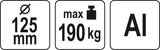 Prisisiurbiantis kėliklis | 3 X 125 mm / 180 kg (YT-37237)