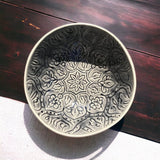 Dubuo MOSH | pilkas | blizgus | keramika | Ø18CM | H5.5CM (69995)