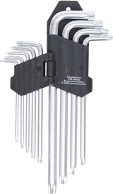 L tipo raktų rinkinys | ilgi | T-Star (Torx) T10-T50 | 9 vnt. (816)