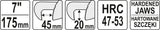 Santechninis vamzdinis raktas 175 mm (7") (YT-22000)