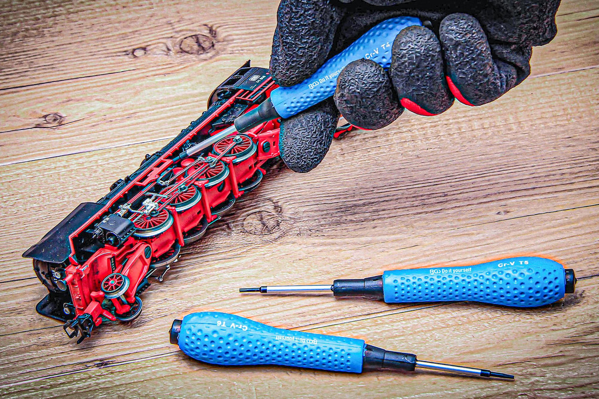 Tikslių atsuktuvų rinkinys | T-Star (Torx) T4 / T5 / T6 | 3 vnt. (803)