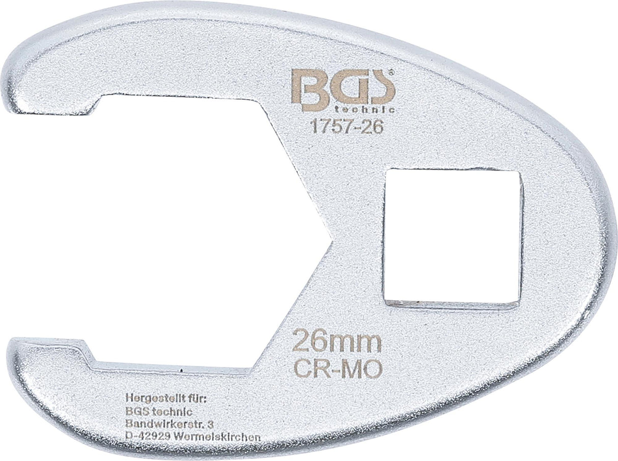 Raktas "varnos koja" | | 12,5 mm (1/2") | 26 mm (1757-26)
