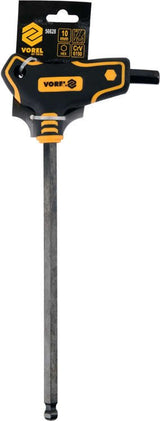 L tipo atsuktuvas HEX su rankena | šarnyrinis | 10 mm (56628)