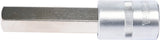 Бита впрессованная в головку 1/2" шестигранник 17 mm x 100 mm