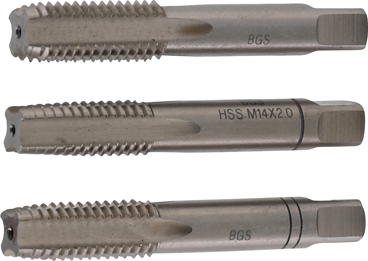 Sriegikliai | pirmas / vidurinis / galutinis sriegimas | M14 x 2.0 | 3 vnt. (927)