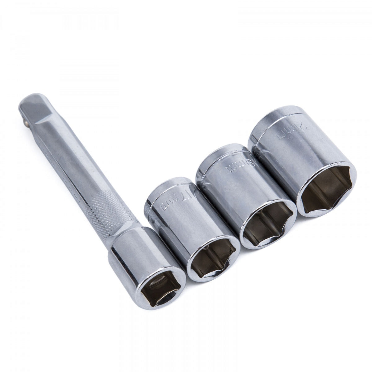 Dinamometrinis raktas | ilgintuvas + 3 galvutės | 12,5 mm (1/2") | 28 - 210 Nm (TW12)