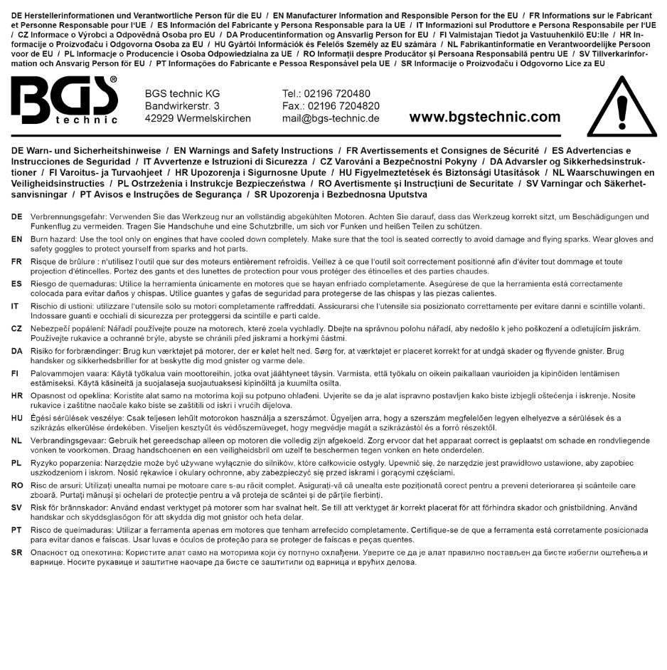 THREAD INSERTS | M10 X 1.0 | FOR BGS 165 | 4 PCS. (165-1)