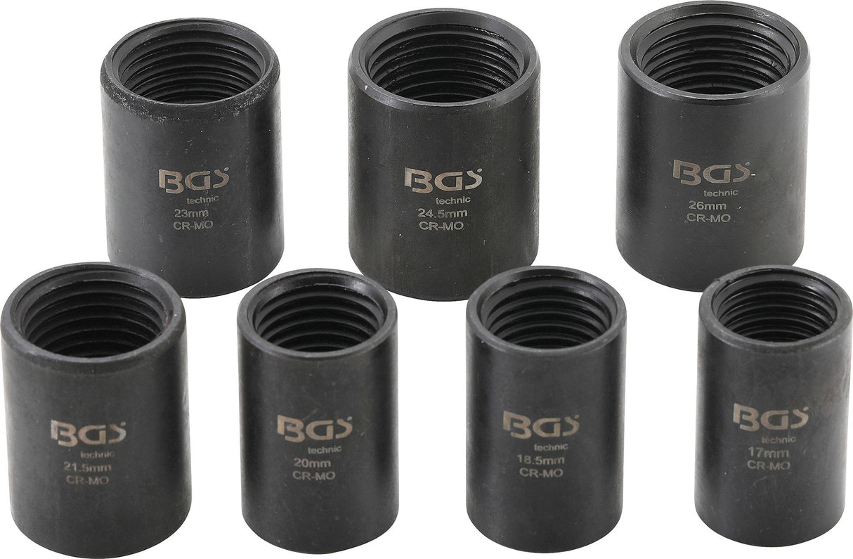 Specialus galvučių rinkinys  / varžtų ištraukikliai | 12,5 mm (1/2") | 17 - 26 mm | 7 vnt. (5291)