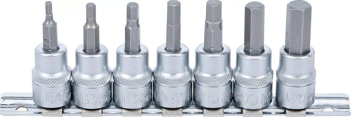 Набор бит | 10 mm (3/8") | шестигранник 3 - 10 mm | 7 шт.