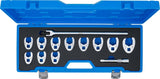 CROWFOOT SPANNER SET | 12.5 MM (1/2") DRIVE | 20 - 32 MM | 13 PCS. (1757)