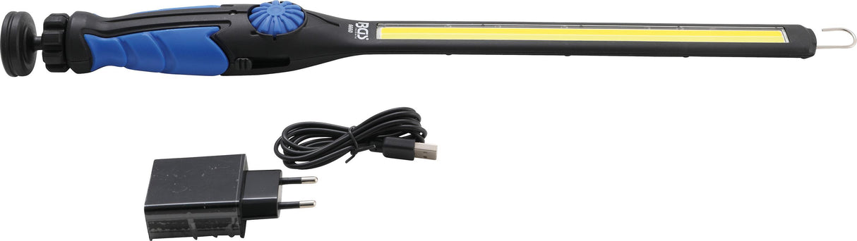 COB-LED / UV darbo lempa | baltas ir geltonas LED | itin plokščio tipo (6660)