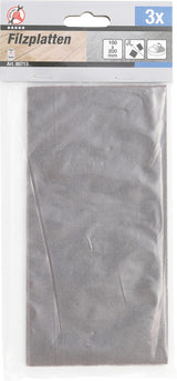 FELT PAD | MATS | BROWN | 100 X 200 MM | 3 PCS. (80713)
