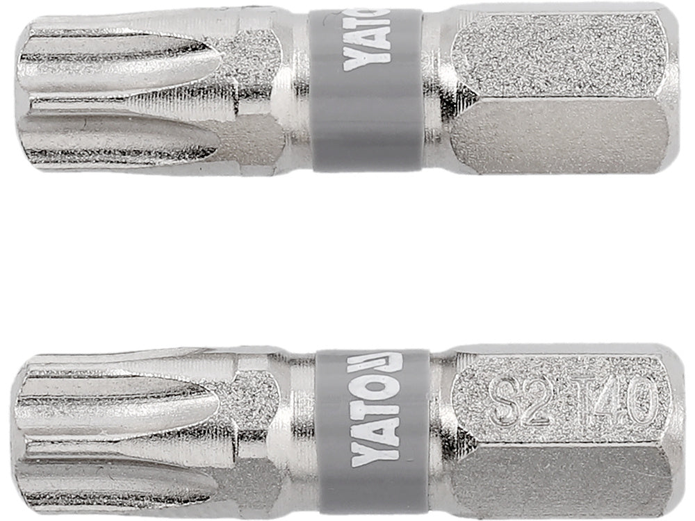 Antgaliai | 6,3 mm (1/4") | S2 Ni | T-Star (Torx) T40 | 2 vnt. (YT-78016)