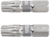 Antgaliai | 6,3 mm (1/4") | S2 Ni | T-Star (Torx) T40 | 2 vnt. (YT-78016)