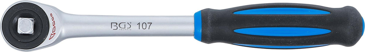 Rankena galvutėms terkšlinė | su rotacine rankena | 12.5 mm (1/2") (107)