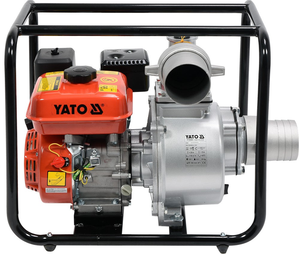 Бензиновый водяной насос | 4" 5,9HP 96M3/h