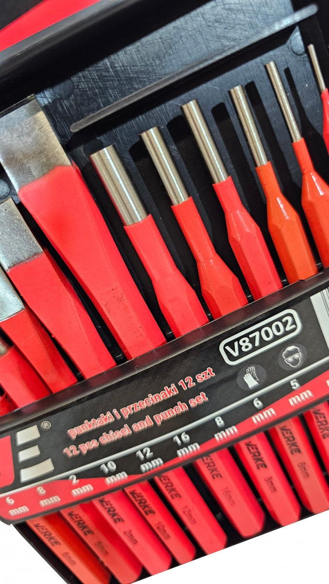Набор зубил и выколоток | 12 шт.