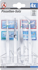 TWEEZERS | 105-120 MM | 4 PCS. (2044)