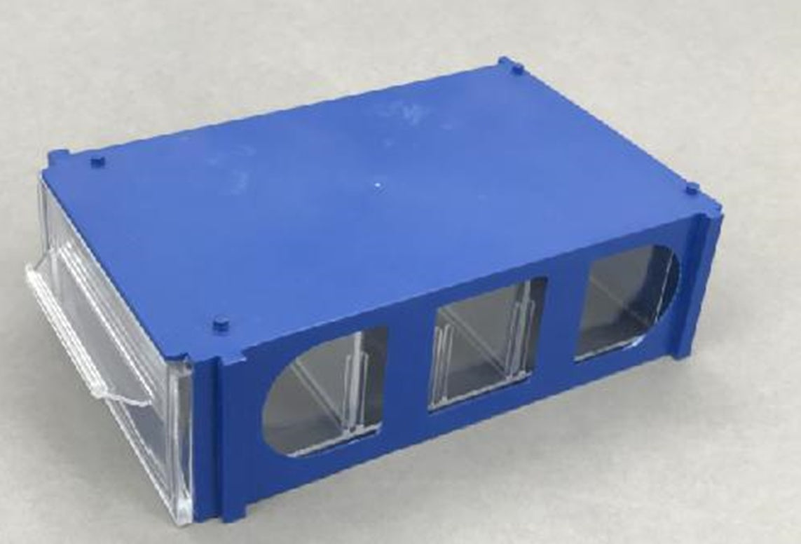 Складной пластиковый ящик для хранения технических деталей | 14.5x9.5x5 cm