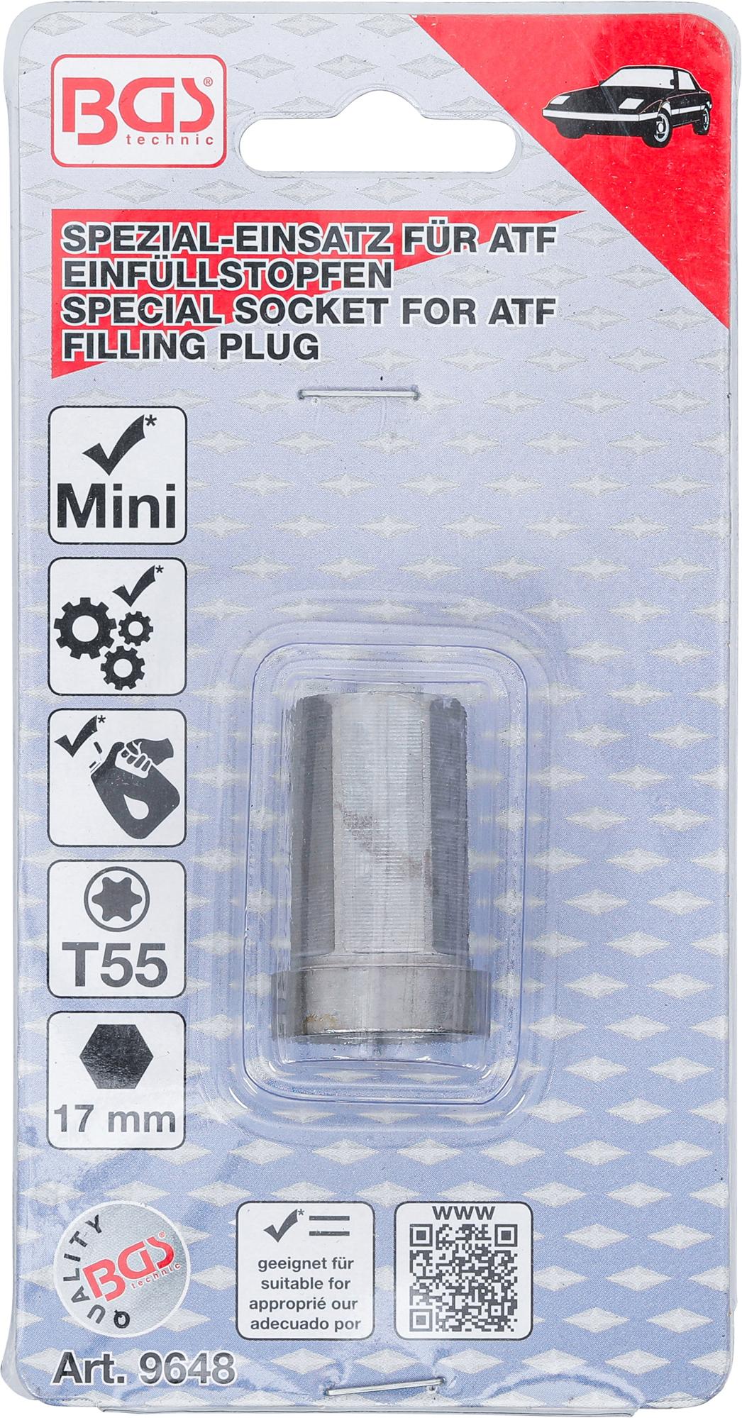 Galvutė ATF filtro kamščiui | T-Star (Torx) T55 | MINI (9648)