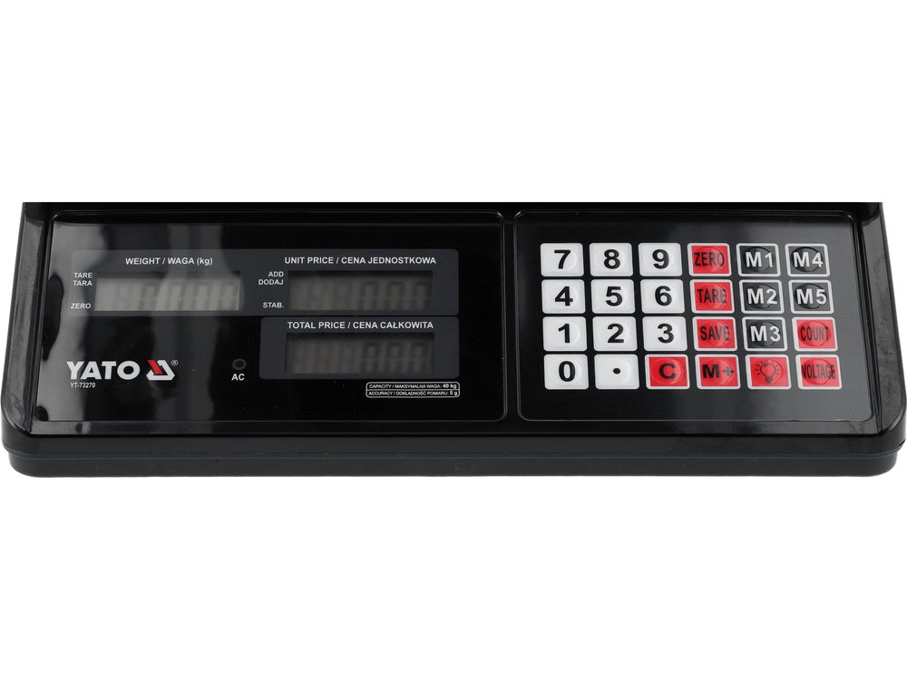 Elektroninės svarstyklės 40 kg/5g paklaida (YT-73270)