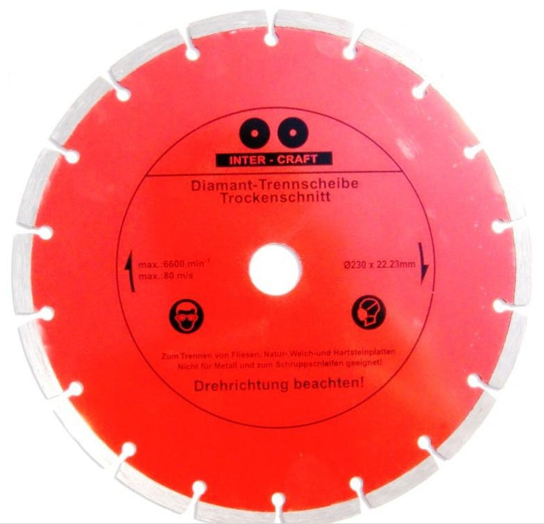 DIAMOND CUTTING DISC 230 MM X1.8X2.7X7.0 (CR0230)