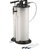 Pneumatinis-rankinis techninių skysčių išsiurbimo bakas | 9 l (HTG1042)