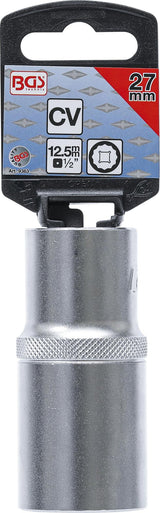 Galvute ilga 12 kampų | 12,5 mm (1/2") | 27 mm (9363)