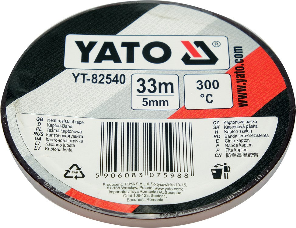 HEAT RESISTANT TAPE 5MM 300C (YT-82540)
