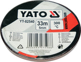 HEAT RESISTANT TAPE 5MM 300C (YT-82540)