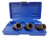 SOCKET SET FOR DAMAGED BOLTS | 17-19-21 MM | 3 PCS. (EH2405)