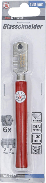 Stiklo rėžtukas | stiklo storis 3-4 mm | 130 mm (7977)