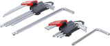 L tipo raktų rinkinys | ilgi | T-Star (Torx) T10 - T50 / Hex šešiakampis 1,5 - 10 mm | 18 vnt. (822)