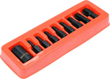 Ударные биты | 12,5 mm (1/2") | T-Star (Torx) T30 - T70 | 9 шт.