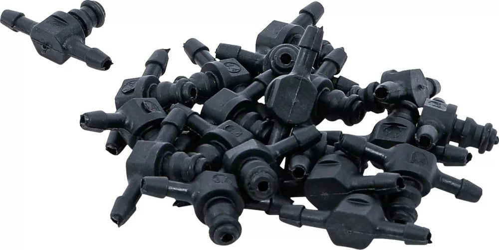Plastikinių jungčių rinkinys | T-forma | 20 vnt. (8107-20)
