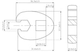 Raktas "varnos koja" | 10 mm (3/8") | 10 mm (1756-10)