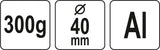 Алюминиевый молоток | 40 mm / 300g