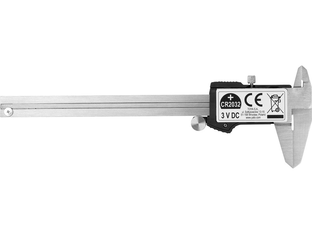 Slankmatis skaitmeninis | 150 mm | atsparus vandeniui | 2.4" ekranas (YT-72025)