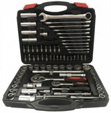 SOCKET AND WRENCH SET | 1/4" + 1/2" | 94 PCS. (SK0094)