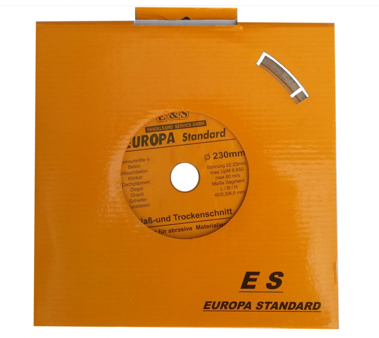 Алмазный отрезной диск Europa | 230 mm X1.8X2.4X7.0