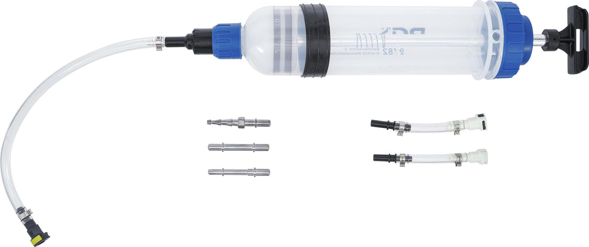 Švirkštas / rankinė pompa | 1500 ml | su adapterių rinkiniu (9782)