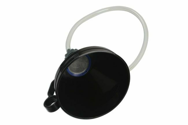 MULTIFUNCTIONAL FUNNEL | WITH FLEXIBLE TRANSPARENT 600 MM HOSE | Ø 140 MM | 3 PCS. (F140)