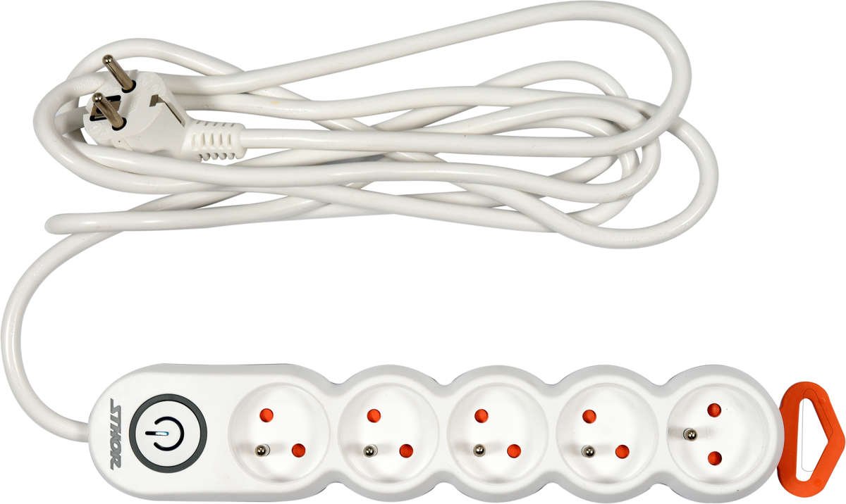 Elektrinis ilgintuvas | 5 lizdai | 1,5 mm2 | 3 m (72357)