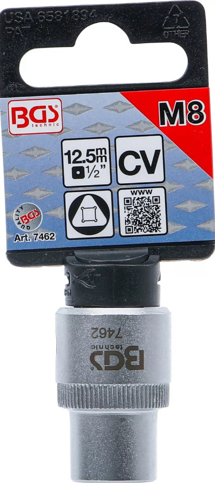Треугольная головка для ремонта топливного насоса 1/2", M8 (12 mm)
