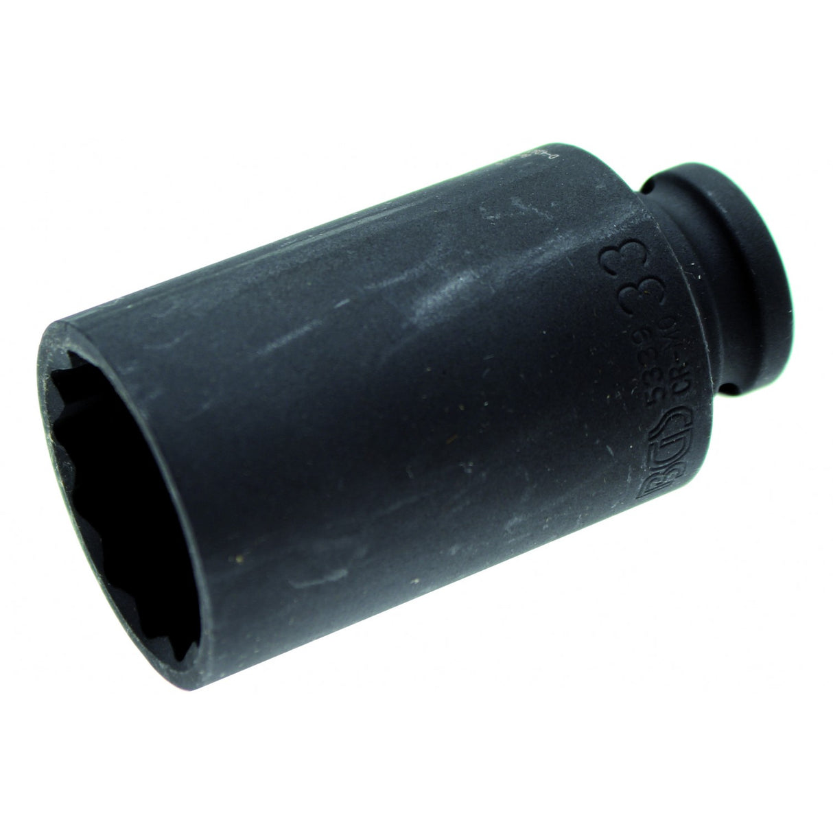 Galvutė ilga smūginė plonasienė 12 kampų | 12,5 mm (1/2") | 33 mm (5339)