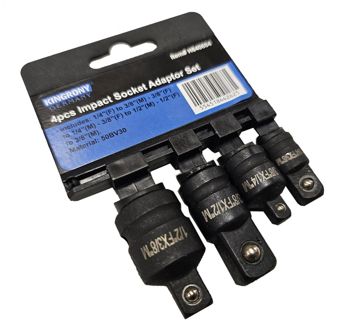 Smūginių adapterių rinkinys | 50BV30 | 4 vnt. (H640604)