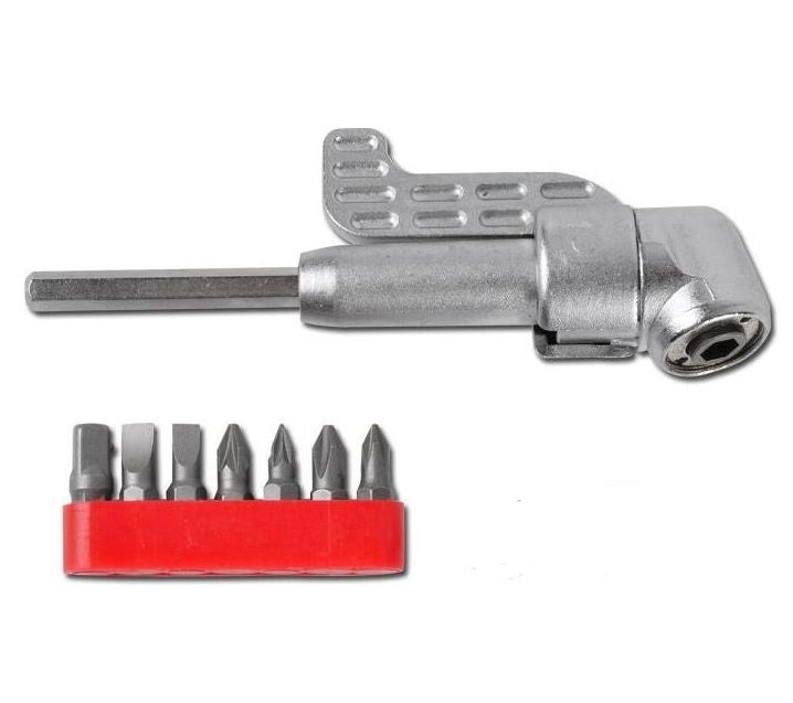 Kampinis priedas su antgaliais 1/4" (6,3mm) (SKA08-B)