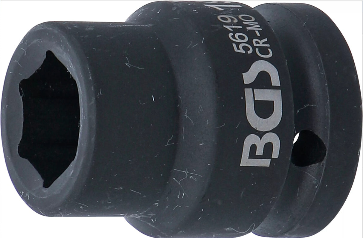 Galvutė smūginė šešiakampė | 20 mm (3/4") | 19 mm (5619)